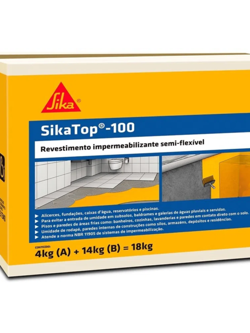 Impermeabilizante-Sika-Top-100-Cinza-18kg-Sika